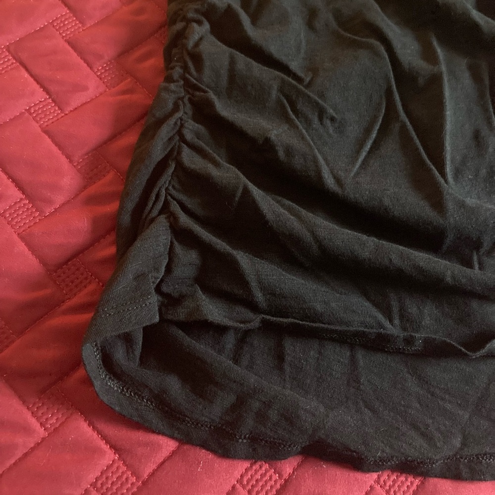 Express Tunic Length Legging Top With Ruched Sides - Picture 3 of 5
